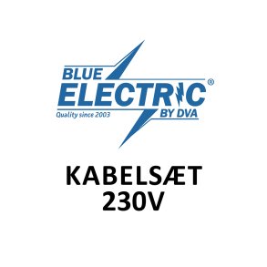Blue Electric kabelsæt 230V