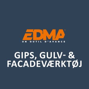 Edma gips, gulv- & facadeværktøj