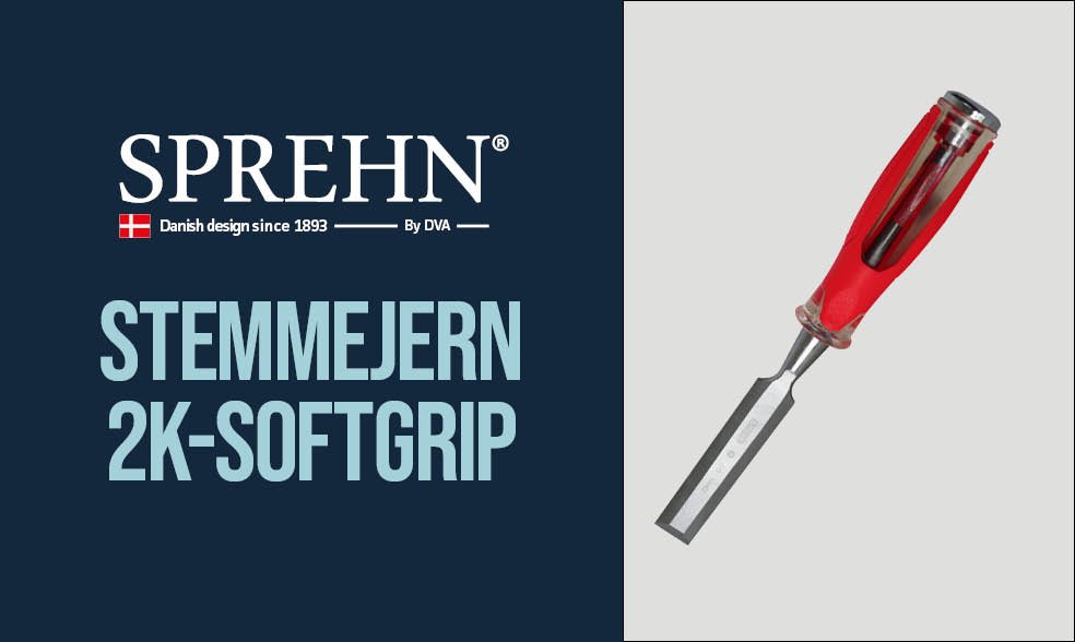 Stemmejern med gennemg&aring;ende klinge