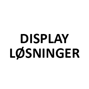 Tomme Display Løsninger