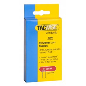TACWISE klammer 91/20 mm - 1000 stk - 1804242