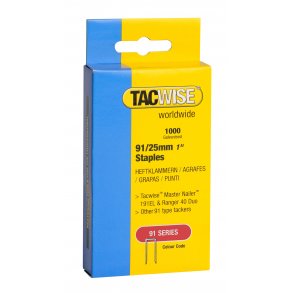 TACWISE klammer 91/25 mm - 1000 stk - 1626562