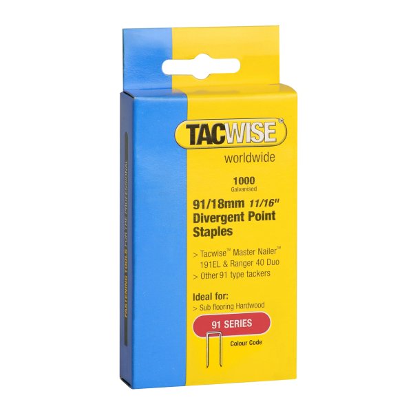 TACWISE klammer 91/18 mm - 1000 stk - 1804241