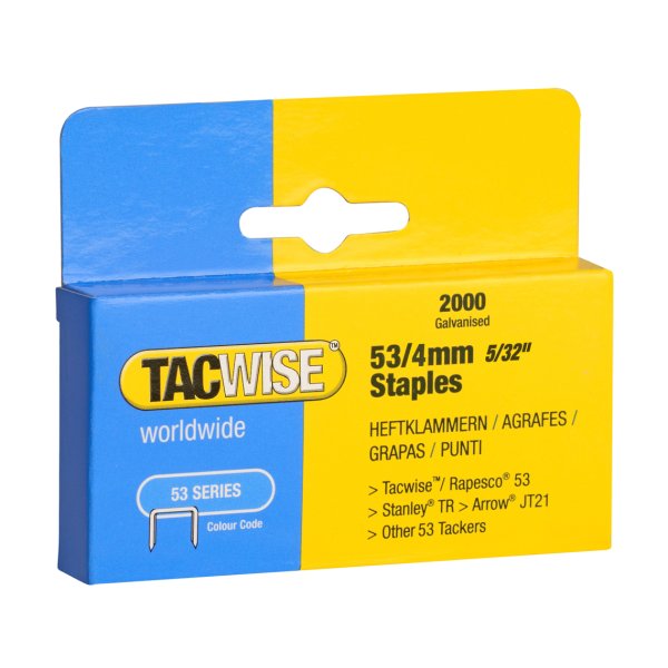 TACWISE klammer 53/4 mm 2000 stk - 1621310