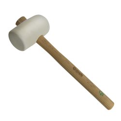 PEDDINGHAUS gummihammer hvid �65/50 mm "h�rd" 500g. - 2000679