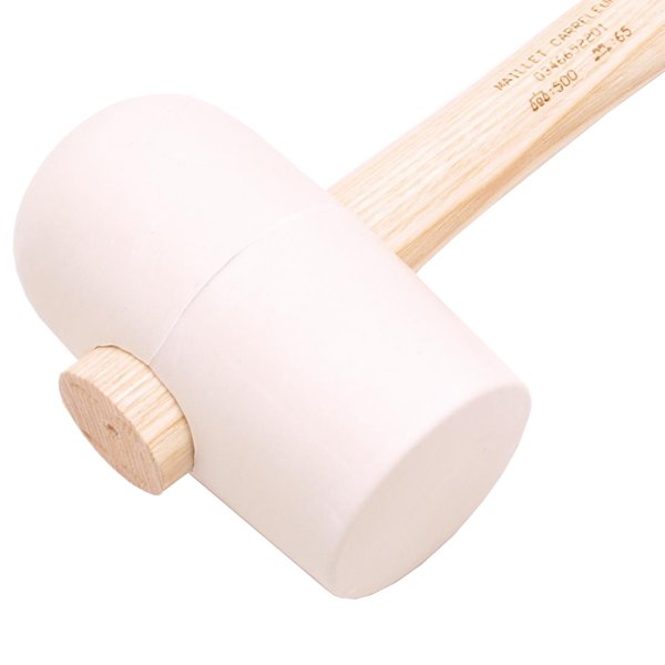 PEDDINGHAUS gummihammer hvid �65/50 mm "h�rd" 500g. - 2000679