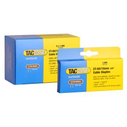 TACWISE kabel klammer CT-60/10mm - 5x1000 stk - 1605718