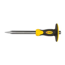 TOPEX spidsmejsel 19 x 300 mm m/hndbeskytter - 2370083