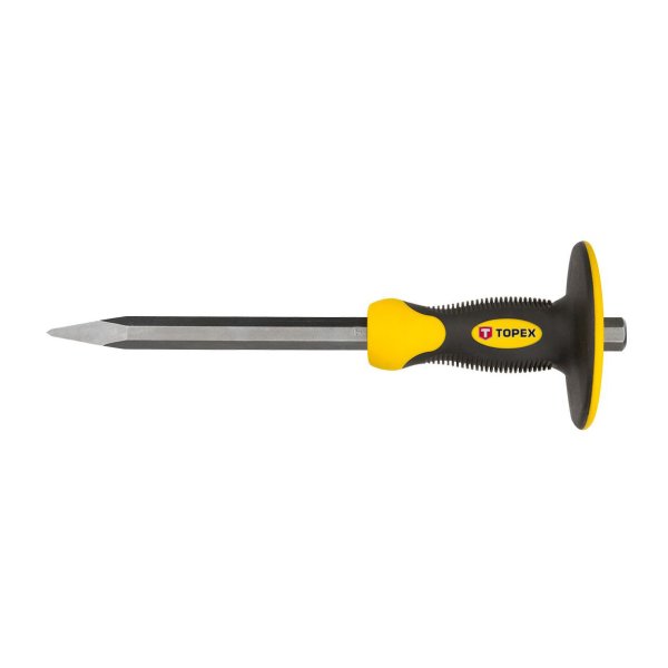 TOPEX spidsmejsel 19 x 300 mm m/hndbeskytter - 2370083