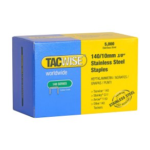 TACWISE klamme 140/10mm - 5000 stk - rustfri stl - 1605723