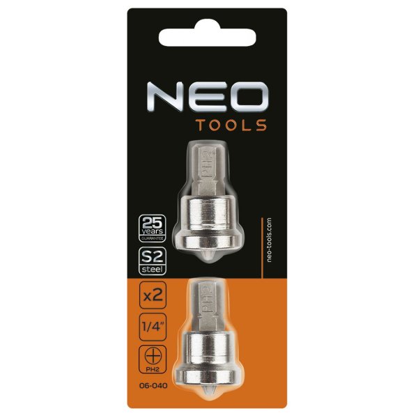 NEO bits m/dybdestop PH2 - 2 stk 