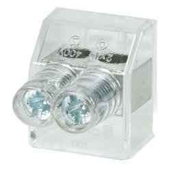 Samlemuffe 10mm2 dobbelt klar - 5-pak - 2297676