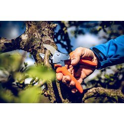 L&ouml;we beskresaks med ambolt-anslag og gummigreb - 5299160