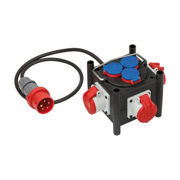 BRENNENSTUHL str�mstation CEE 400V/16A m/1m kabel 3x230V + 3x400V udtag - 2253768