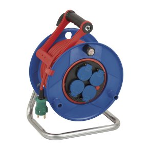 BRENNENSTUHL kabeltromle 25m m/jord Bremaxx kabel N05V3V3-F 3x1,5mm2 IP44 - 2253604