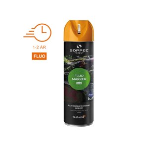 SOPPEC mrkespray SKOV FLUO 500 ml. ORANGE - 1810086