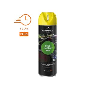 SOPPEC mrkespray SKOV FLUO 500 ml. GUL - 1810087