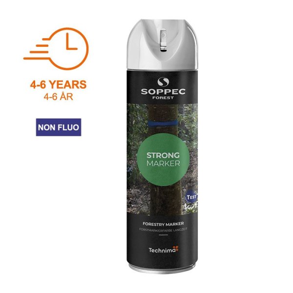 SOPPEC mrkespray skov Strong 500 ml hvid