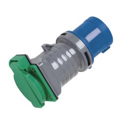 BLUE ELECTRIC overgangsadapter CEE 230V/16A til DK 230V - 1600821