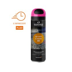 SOPPEC mrkespray S-MARK FLUO 500 ml. PINK - 2112446