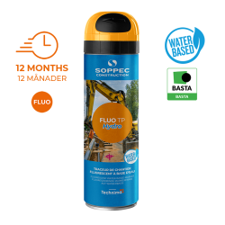 SOPPEC mrkespray TP FLUO HYDRO 500 ml. ORANGE - 2372726