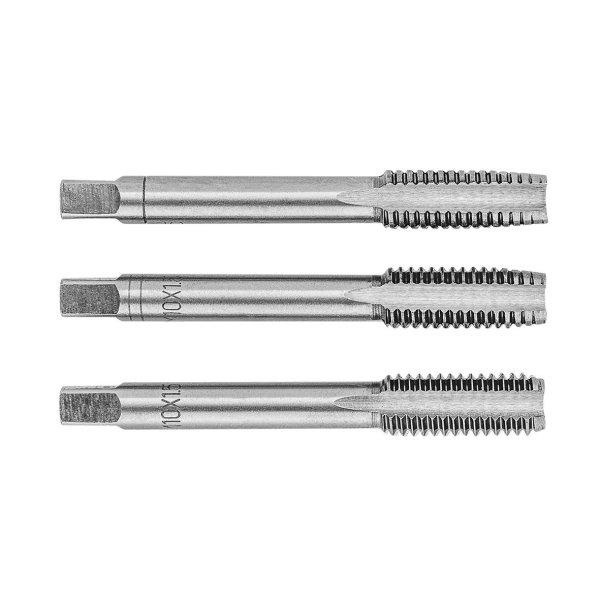 TOPEX snittappesæt 3 dele - spidstap, grundtap, mellemtap - M10 - 2351345