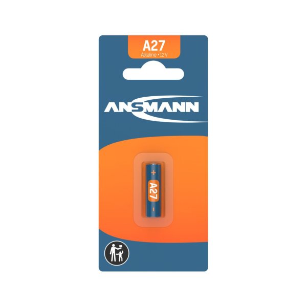 Ansmann batteri alkaline A27 12V 1-pak - 2551536