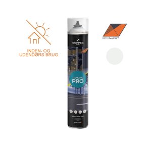 SOPPEC mrkespray TRACING PRO 750 ml. HVID (RAL 9016) - til SOPPEC Driver - 2278006