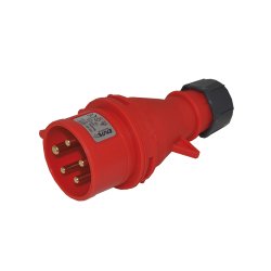 BLUE ELECTRIC stikprop m/fasevender CEE 400V/16A - 1600805