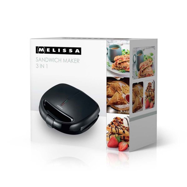 Melissa 3 i 1 sandwichmaskine 850W - 2557521