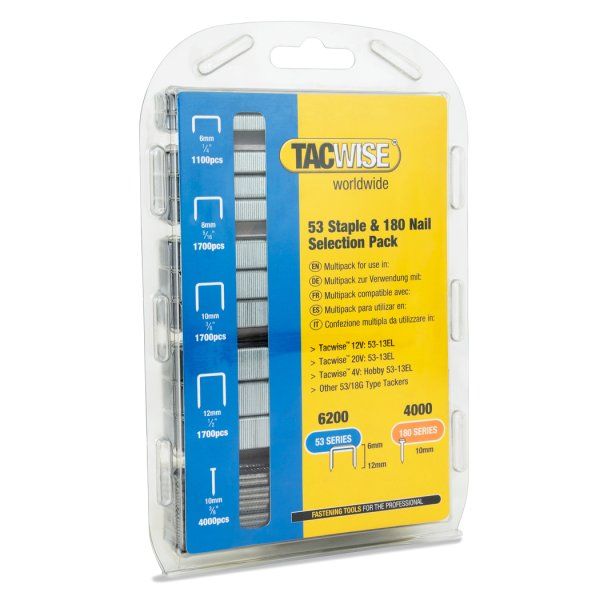 TACWISE sampak - 53 klamme &amp; 180 stifter