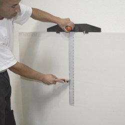 EDMA gipspladevinkel med sk�rehuller 620 mm - 1971405