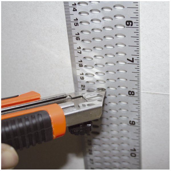 EDMA gipspladevinkel med sk�rehuller 620 mm - 1971405