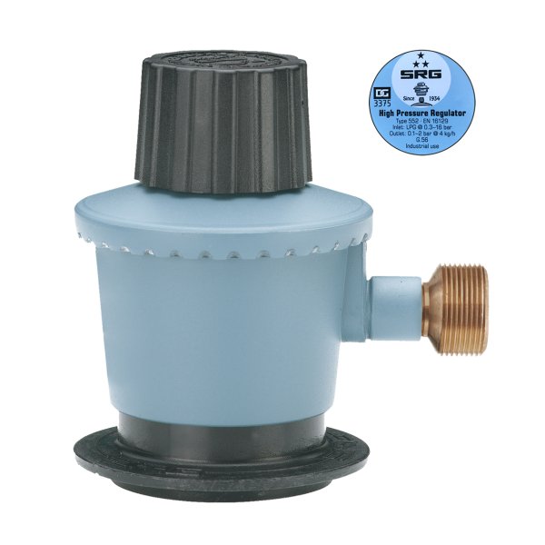 SRG hjtryksregulator PRO 0-2bar med BP gevind - 1884597