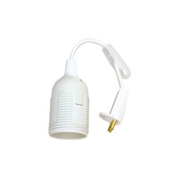 BLUE ELECTRIC lampeudtag med stik - Plast fatning