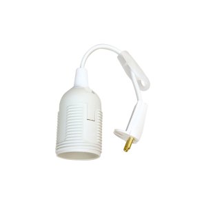 BLUE ELECTRIC lampeudtag med stik - Plast fatning