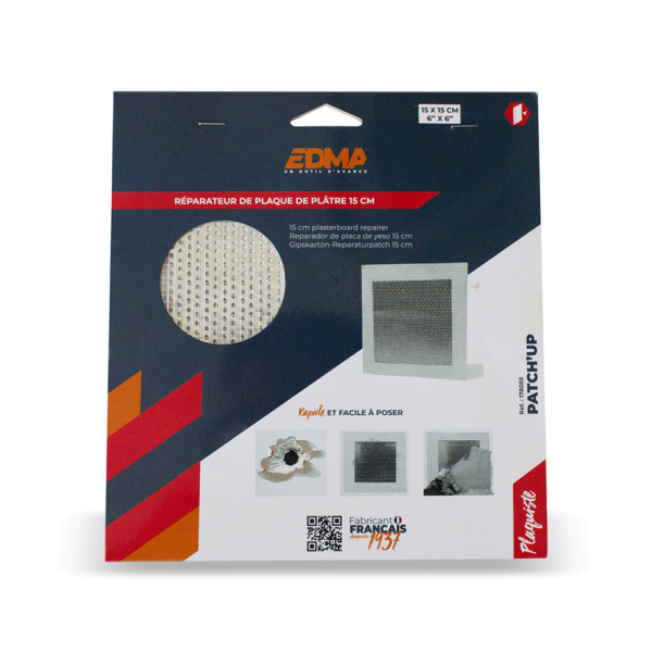 EDMA reparationsnet til gipsplader 15x15 cm Patch&acute;up - 2108183