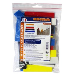 EDMA styreklodser - 100 x 24 mm - 50 stk. (5 tykkelser x 10 stk.)