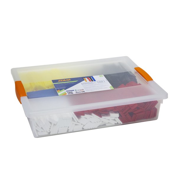 EDMA styreklodser - 100 x 24 mm - 400 stk. (5 tykkelser x 80 stk.)