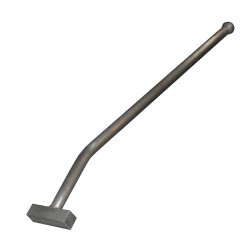 SPREHN alu-podestang med nylonkugle - stopjern, vinklet - 1988459