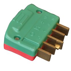 BLUE ELECTRIC stikprop - han - Flad -380 volt - 1600812