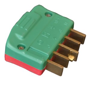 BLUE ELECTRIC stikprop - han - Flad -380 volt - 1600812