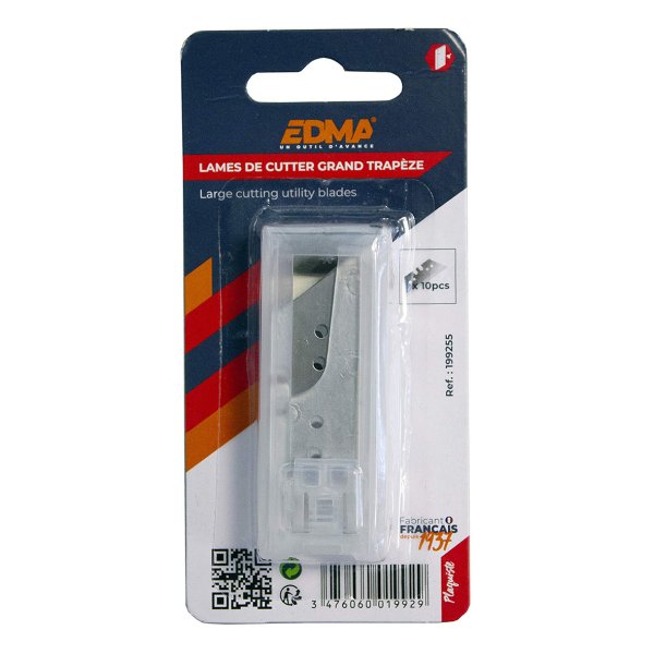 EDMA knivblad trapez 10 stk. til EDMA Rap-Plac
