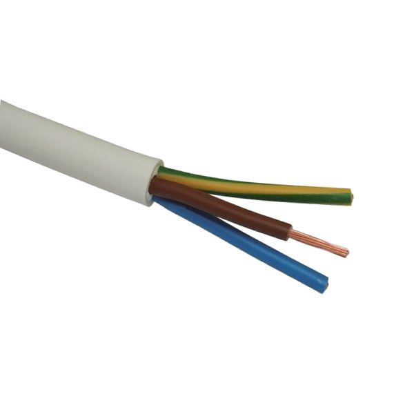 GRIPO ledning rund 50m hvid 3x0,75mm&sup2; - 2177289