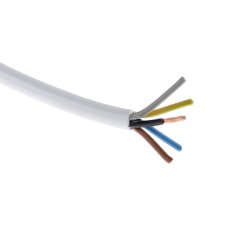 GRIPO ledning rund 50m hvid 5x1,5mm&sup2; - spole - 2311138