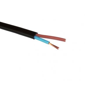 GRIPO ledning flad 100m sort 2x0,75mm² - 2177304