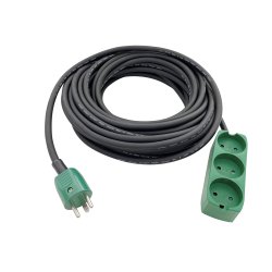 GRIPO kabels�t neopren 15m med jord og 3-stikd�se 3x1,5mm&sup2; - 2222702