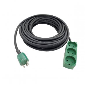 GRIPO kabels�t neopren 15m med jord og 3-stikd�se 3x1,5mm&sup2; - 2222702