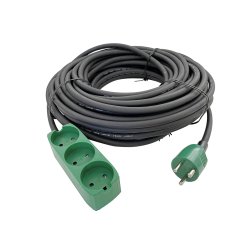 GRIPO kabels�t neopren 25m med jord og 3-stikd�se 3x1,5mm&sup2; - 2222703