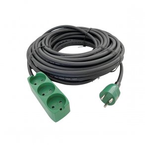 GRIPO kabels�t neopren 25m med jord og 3-stikd�se 3x1,5mm&sup2; - 2222703